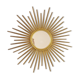 Chaty Vallauris gold metal sun mirror 50 cm