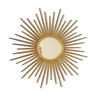 Chaty Vallauris gold metal sun mirror 50 cm