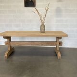 Ancienne table de ferme en  chêne massif