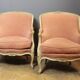 Pair of Louis XV Style Bergeres in Painted Beech Circa 1900
