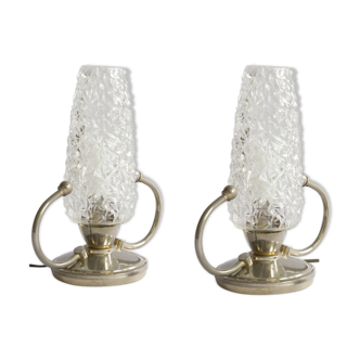 Pair of lamps to put down