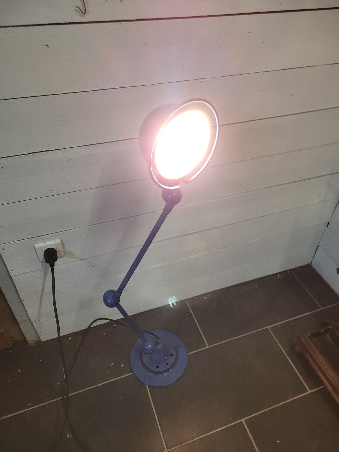 Old Jielde two-arm lamp