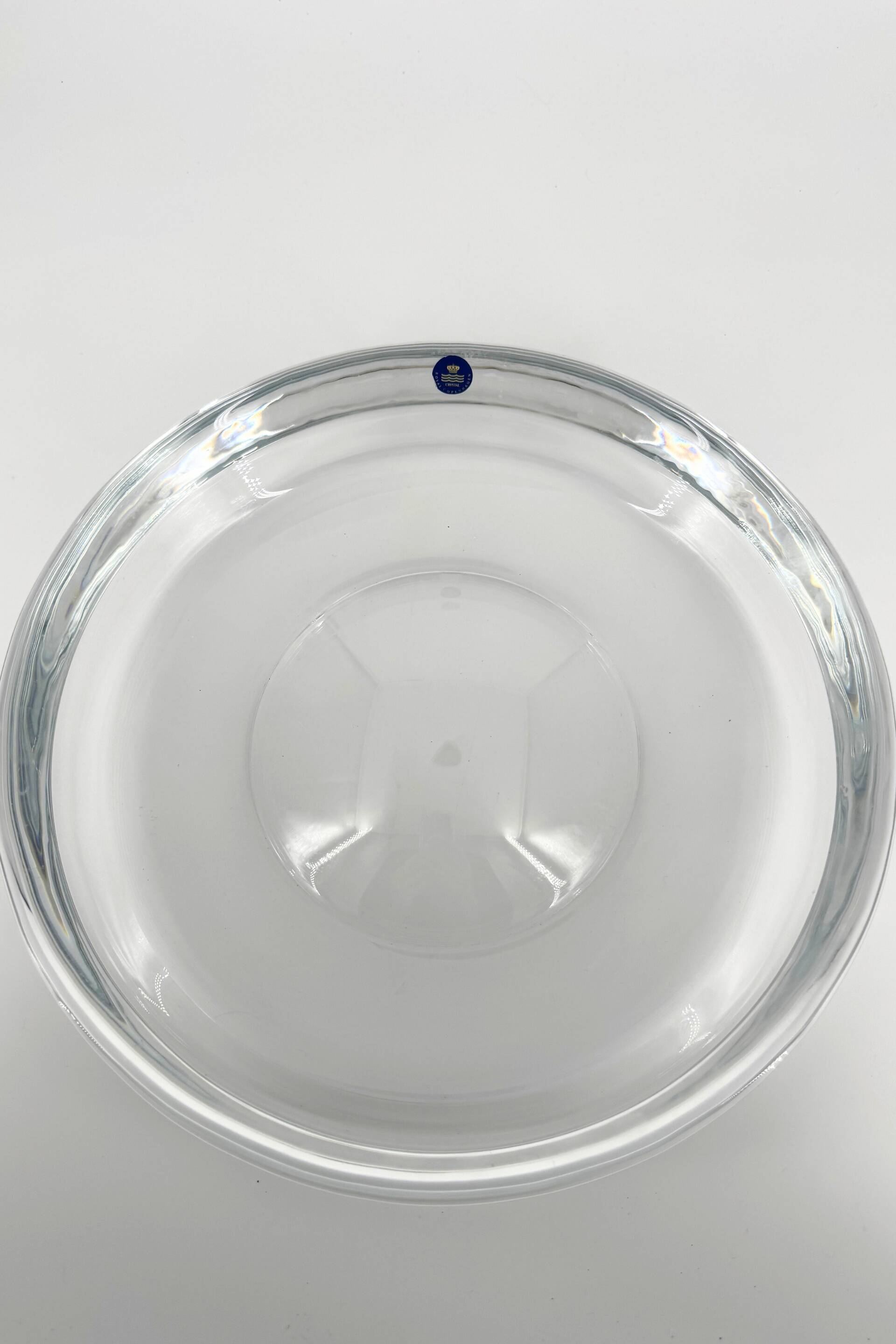 Royal Copenhagen Crystal Centerpiece for Holmegaard, 1970s
