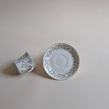 Set of 6 cups and saucers