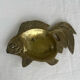 Brass fish catchall tray