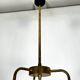 Mis-Century Stilnovo style pendant with three lights. Italy 1950s