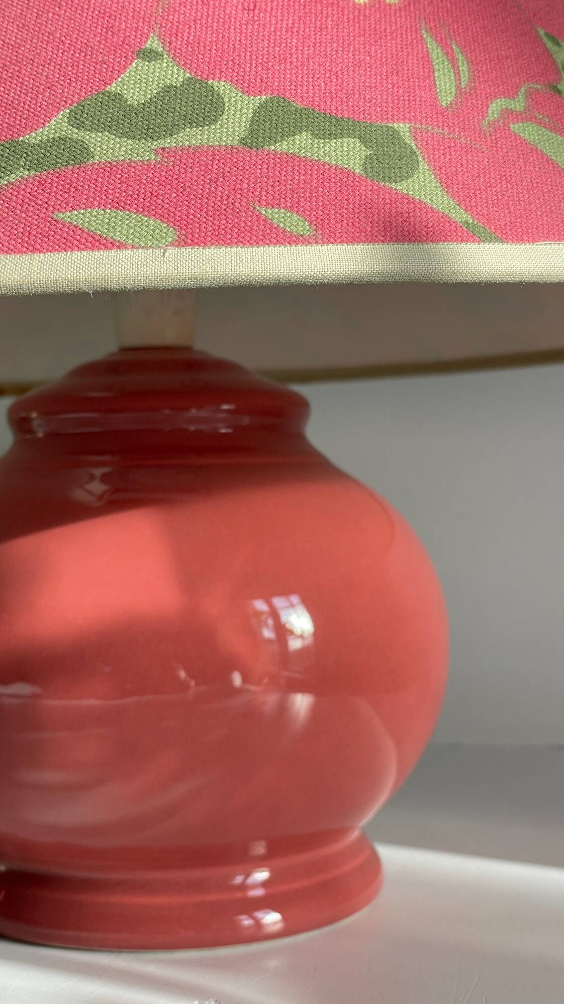 VINTAGE Leopard Ceramic LAMP