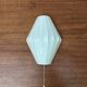 Modern mid-century cocoon wall light by Friedel Wauer for Goldkant Leuchten, 1960s.