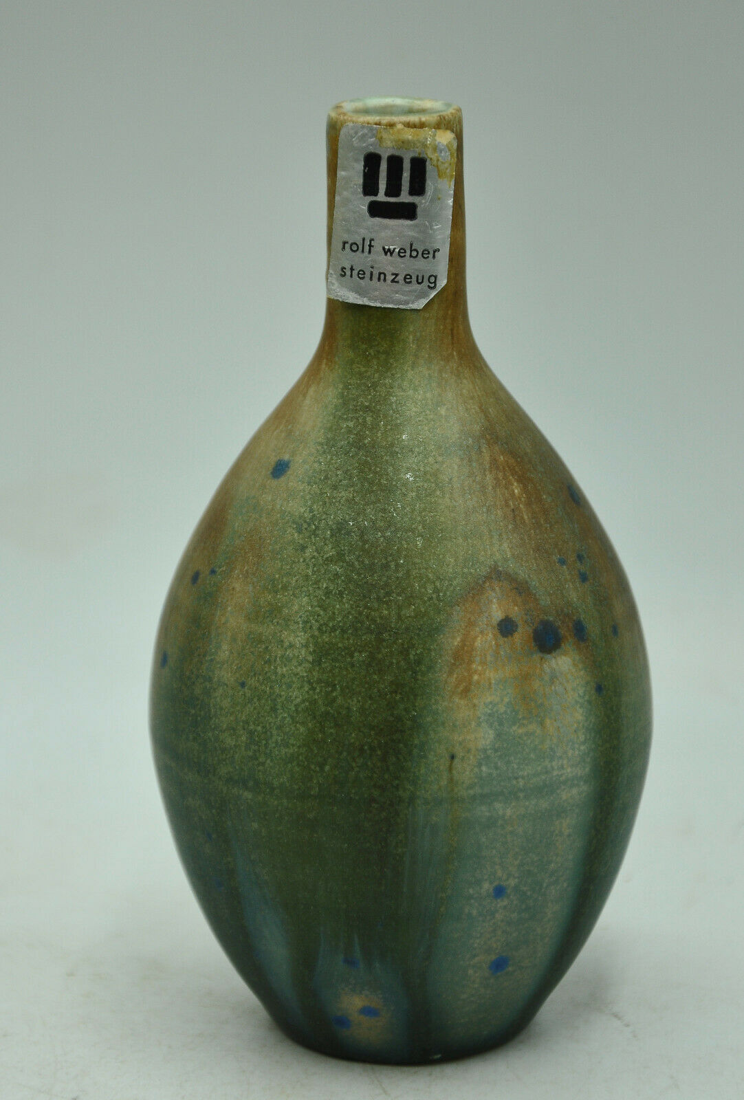 Vase céramique émaillée de Rolf Weber Steinzeug Germany collection
