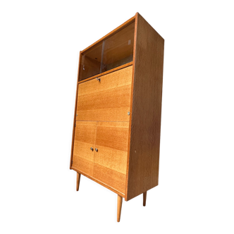 Vintage blond wood secretary
