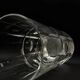 4 Sèvres crystal water glasses, 14.5 cm, faceted cut model with pastilles