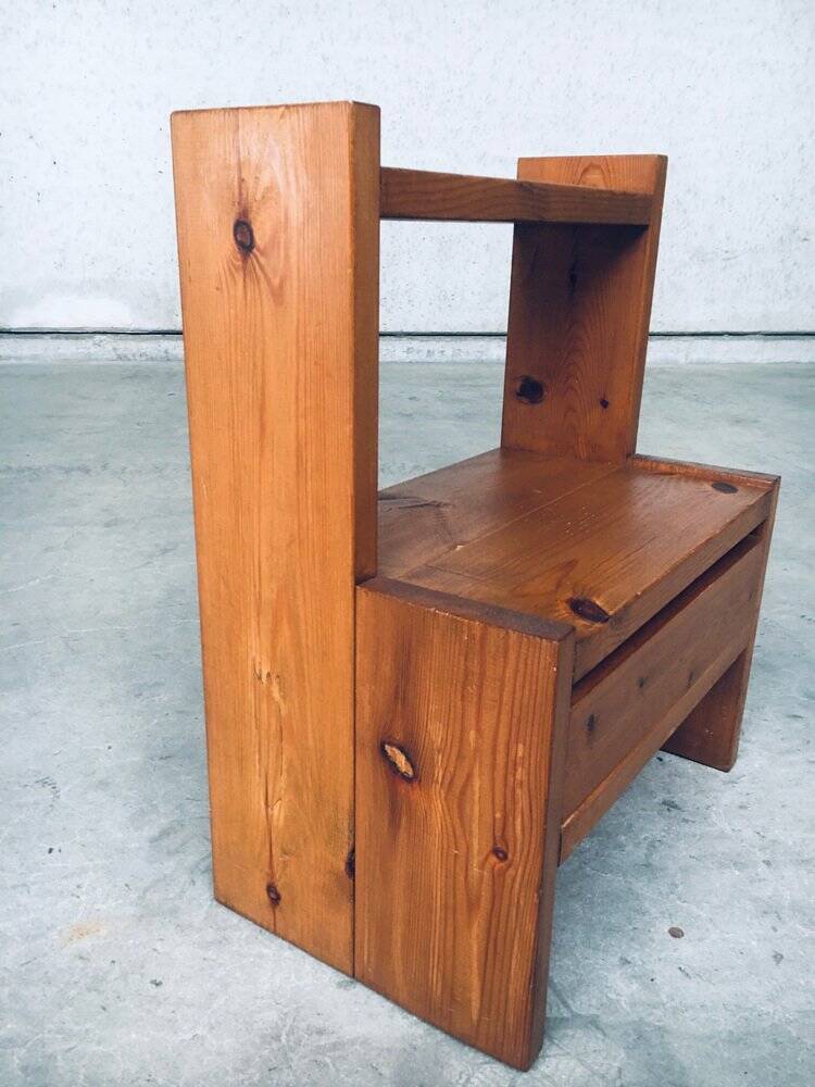 Mid-Century Scandinavian Pine Bedside Tables, Sweden, 1960s, Set of 2