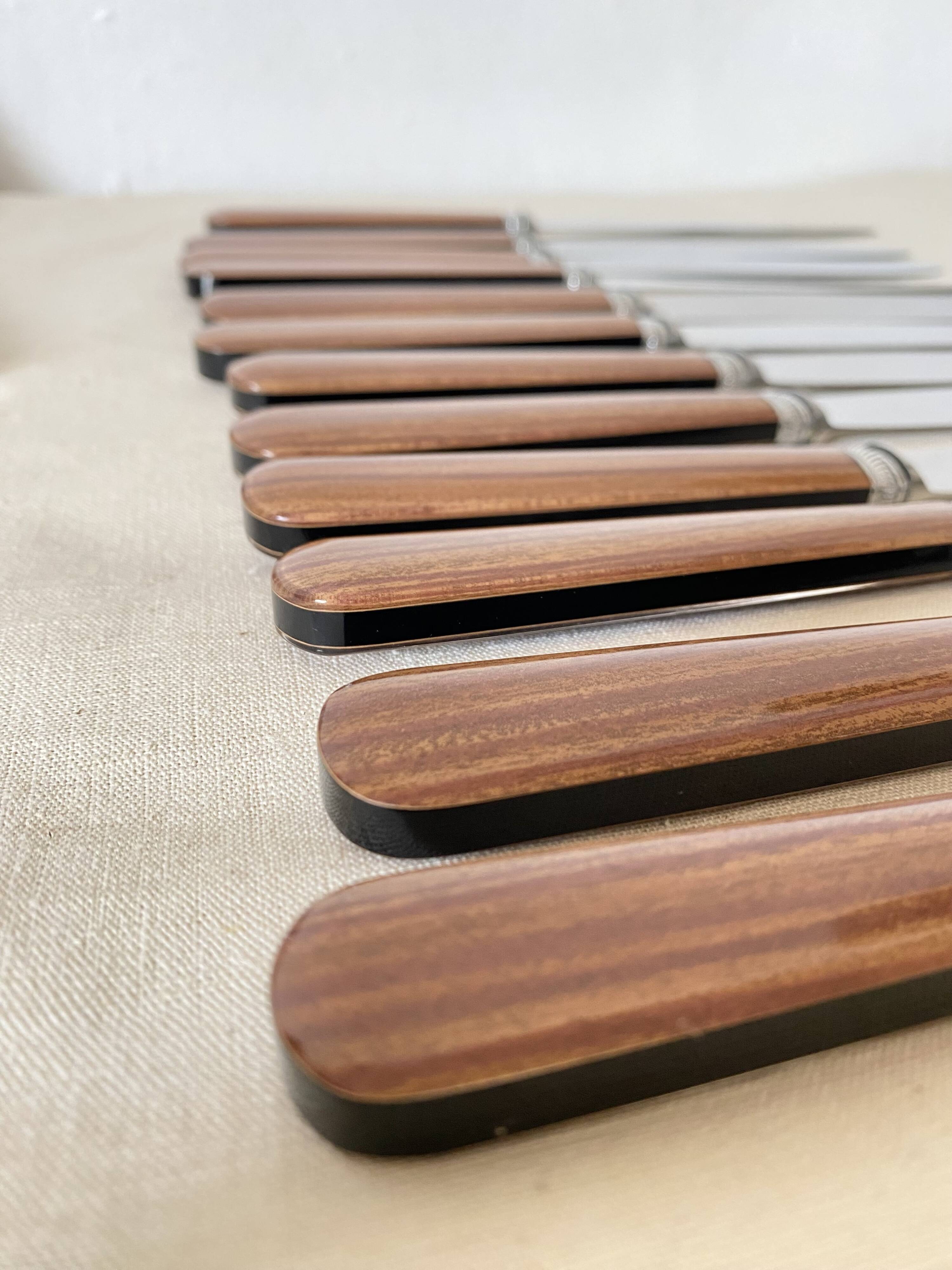 Vintage knives with stainless steel blades, like new