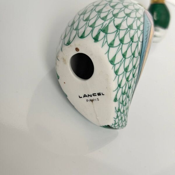 Canard en porcelaine par Lancel