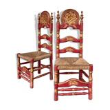 Paire des chaises espagnoles