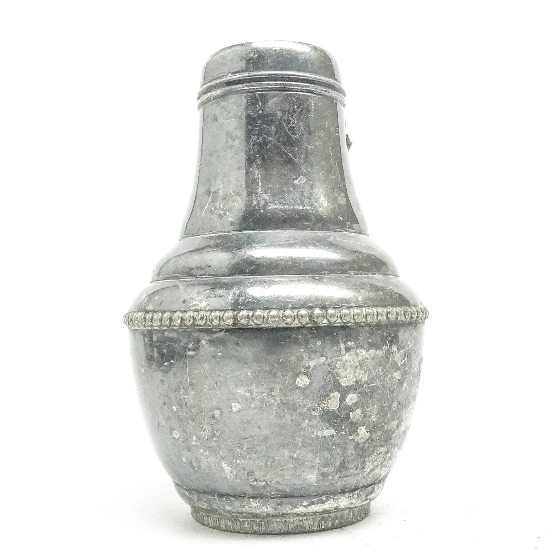 Art Deco vase, silver-plated brass, Sweden, 1930s