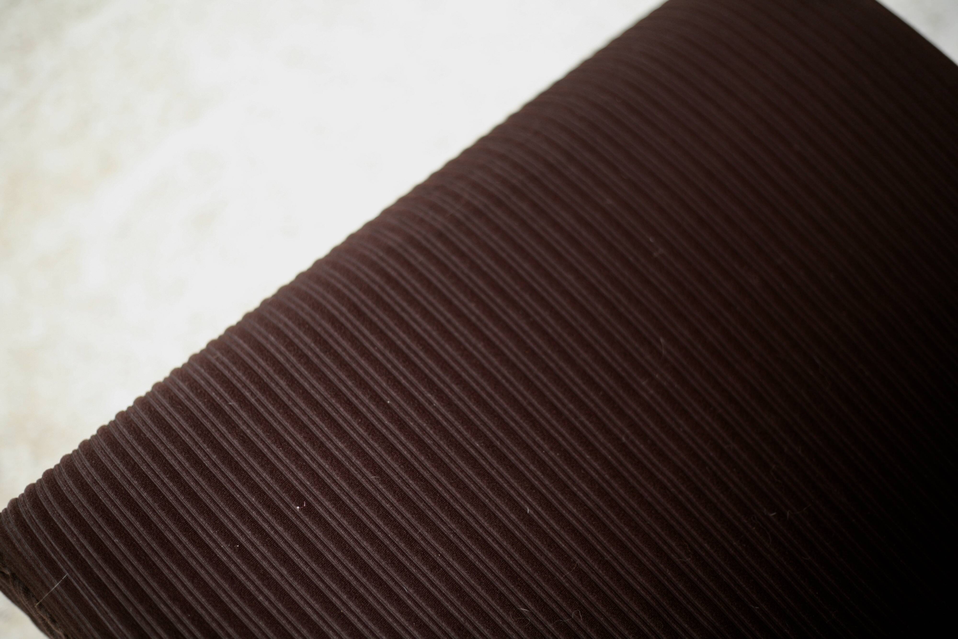 Chair, foam and velvet. Circa 1970