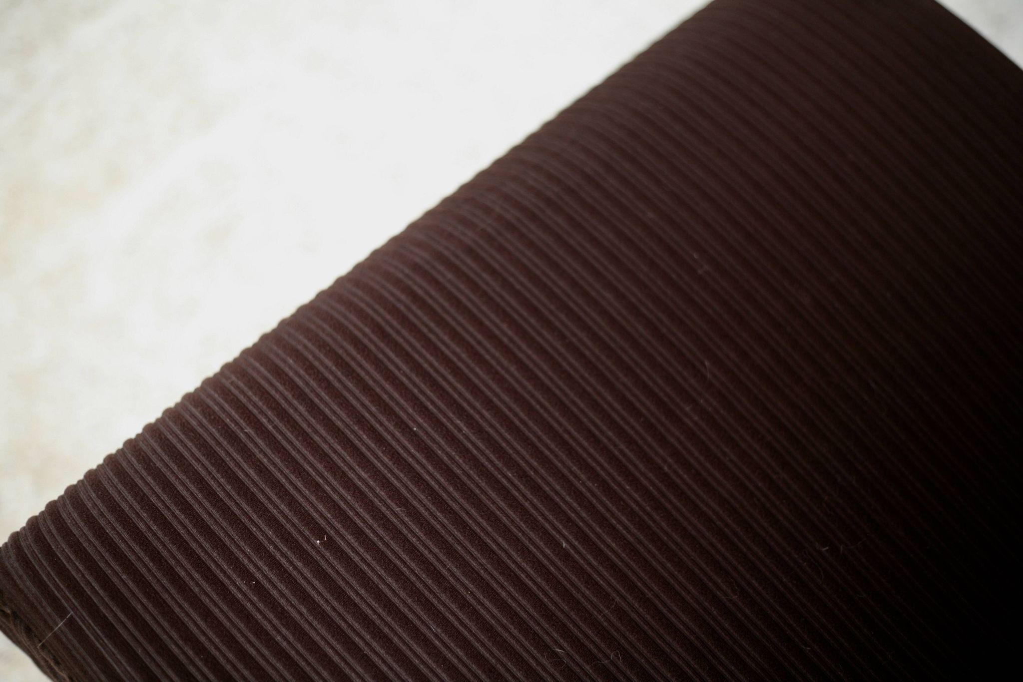 Chair, foam and velvet. Circa 1970