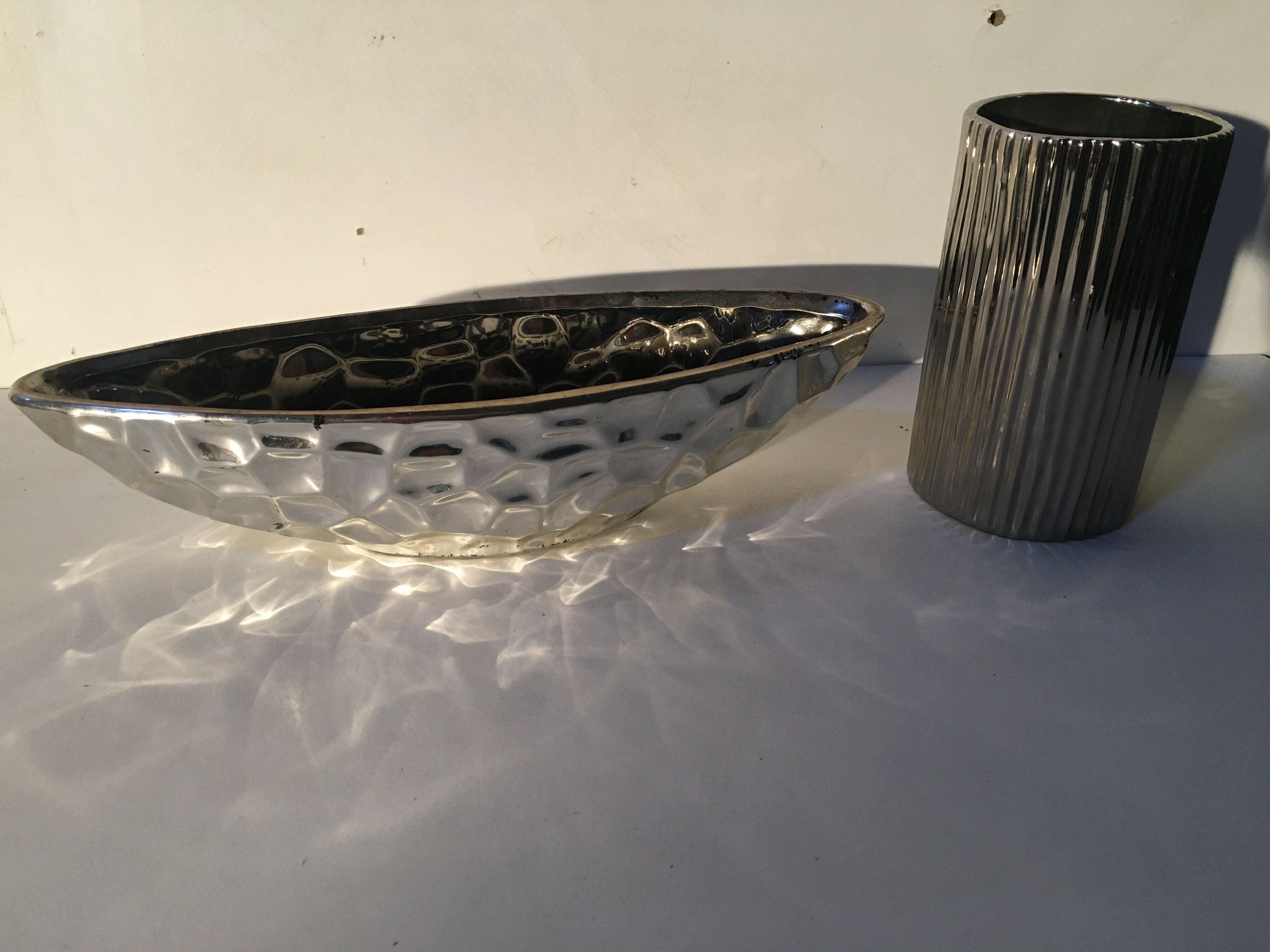 Vase or chrome cermal cup