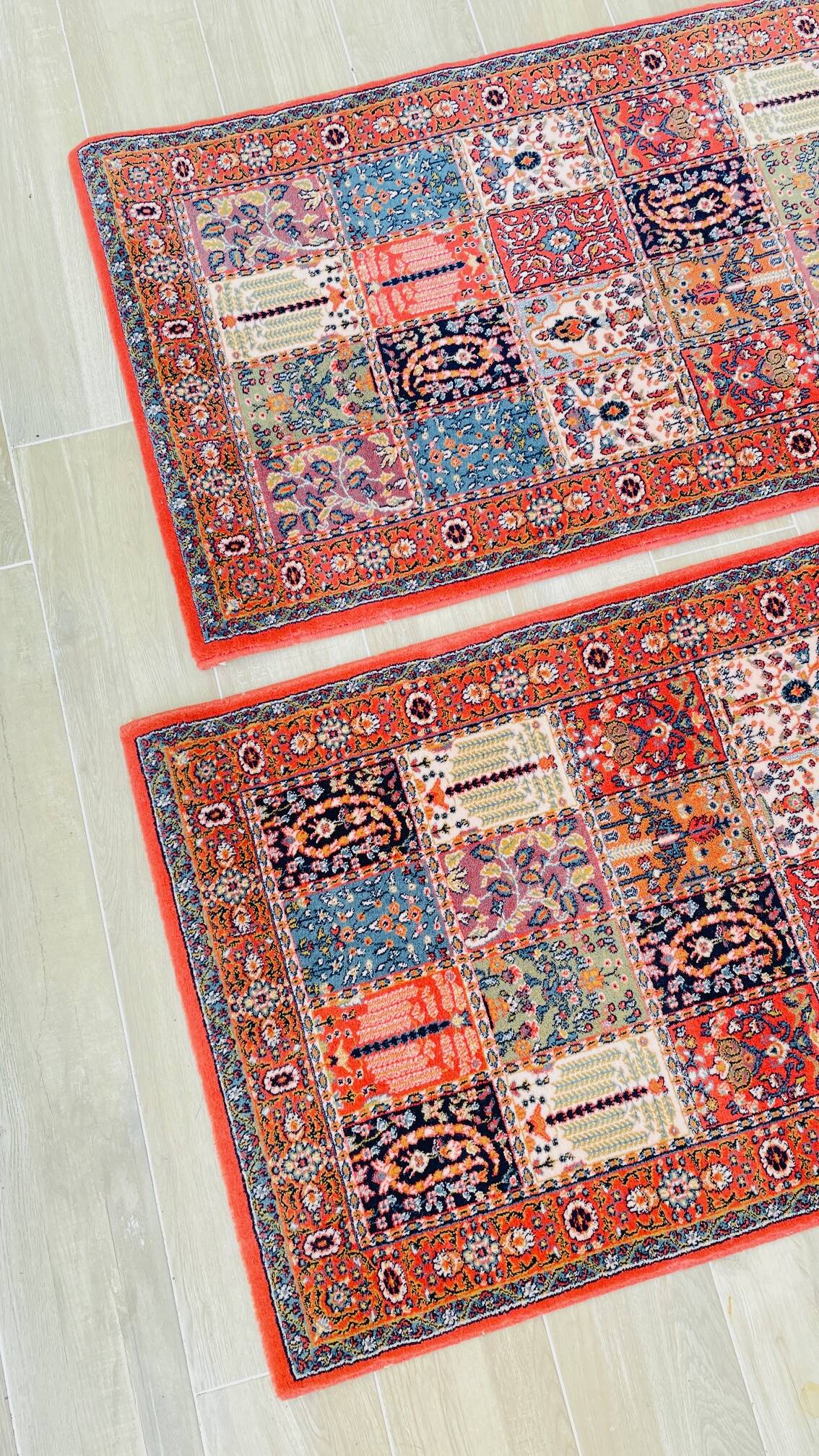 Pair of Vintage Rugs, Art Deco Inspiration