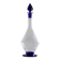 Elegant Two-Tone Carafe - Blown Glass White & Cobalt Blue - Murano Style