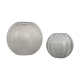 Vintage 1960s Set of 2 Ball Vases Turmaline by Wilhelm Wagenfeld for WMF Germany