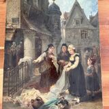 Oil/canvas original work Jules Achille NOËL (1810/15-1881)