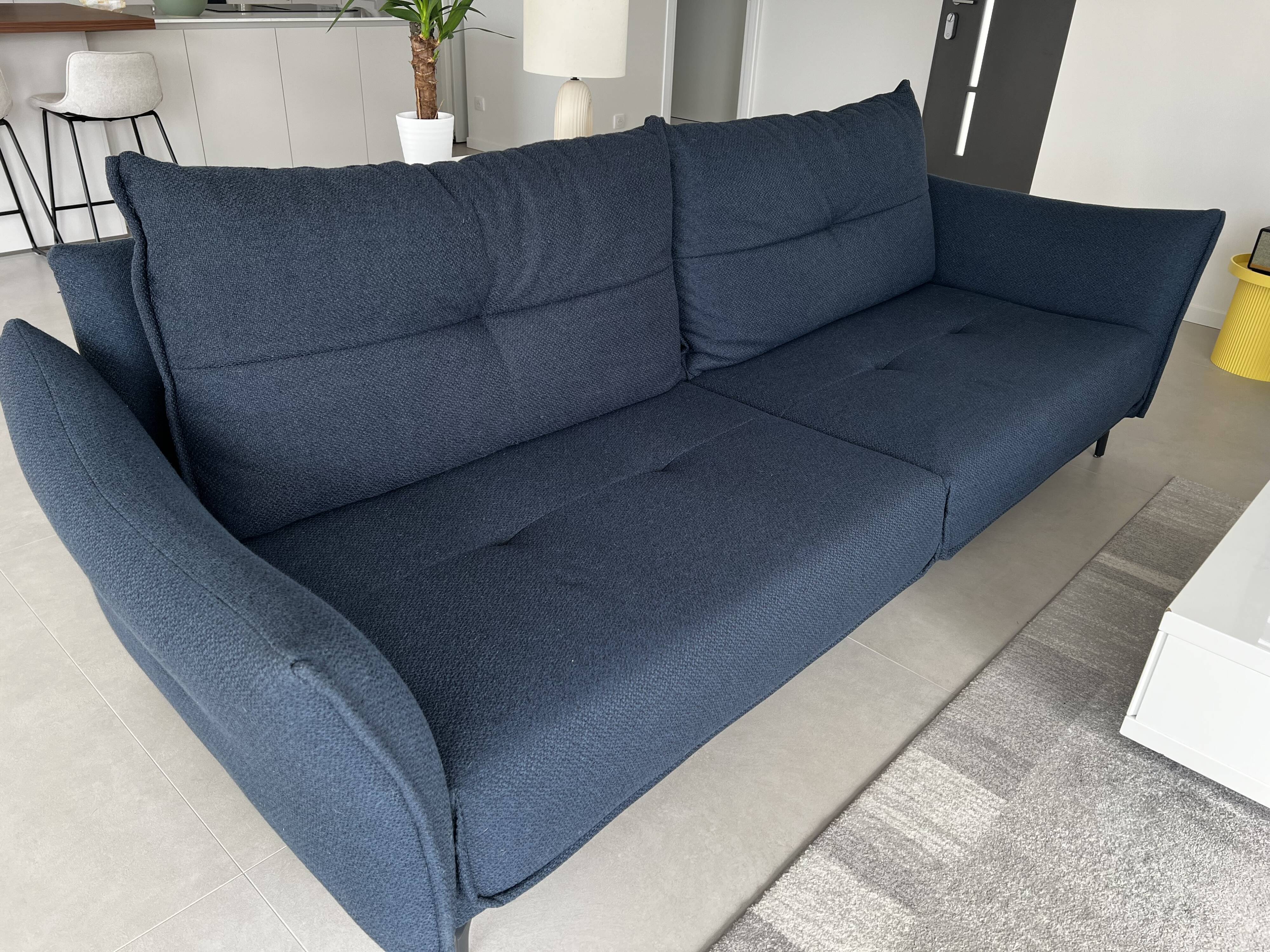 Blue sofas