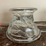 Pair of fruit-shaped glass candlesticks