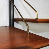 Teak Modular Wall System by Louis van Teeffelen for WéBé, 1955