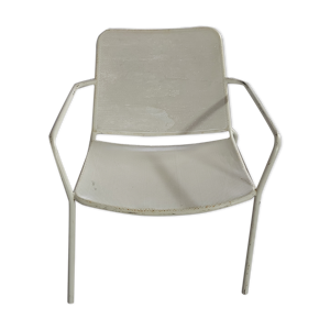 Fauteuil en métal de jardin vintage