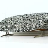 "Capri" curved three-seater sofa by Johannes Andersen, 1965