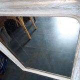 Mirror Louis Philippe white and gold 90 x 65cm