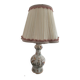 Hand-painted lamp by Geo Martel.
