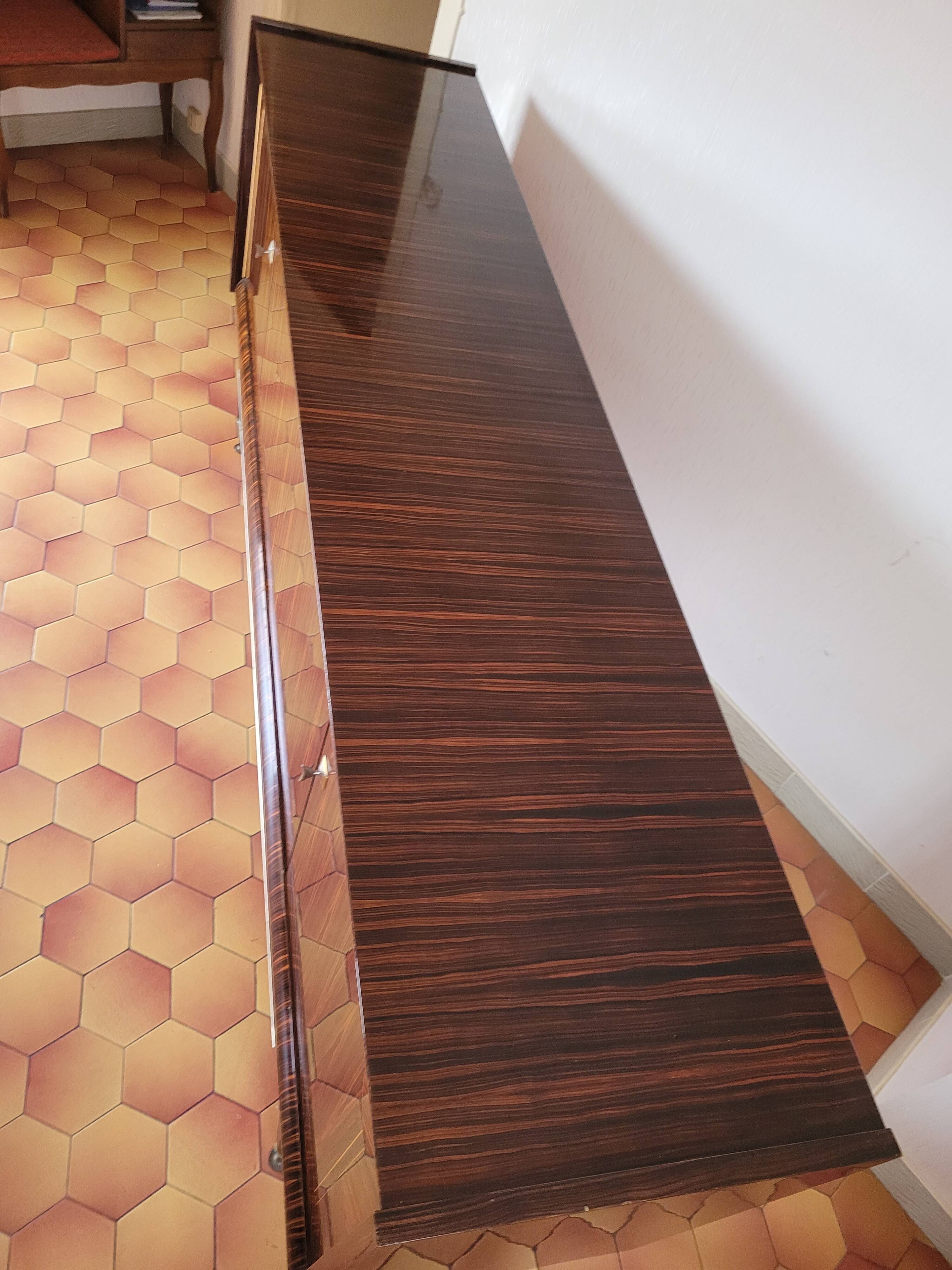 Enfilade Mid-Century Ébène laqué