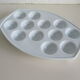 White porcelain snail dish