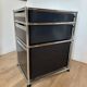 USM Haller cabinet in Graphite Black