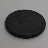 Gabriella – Black Round Natural Marble Coasters - set of 4