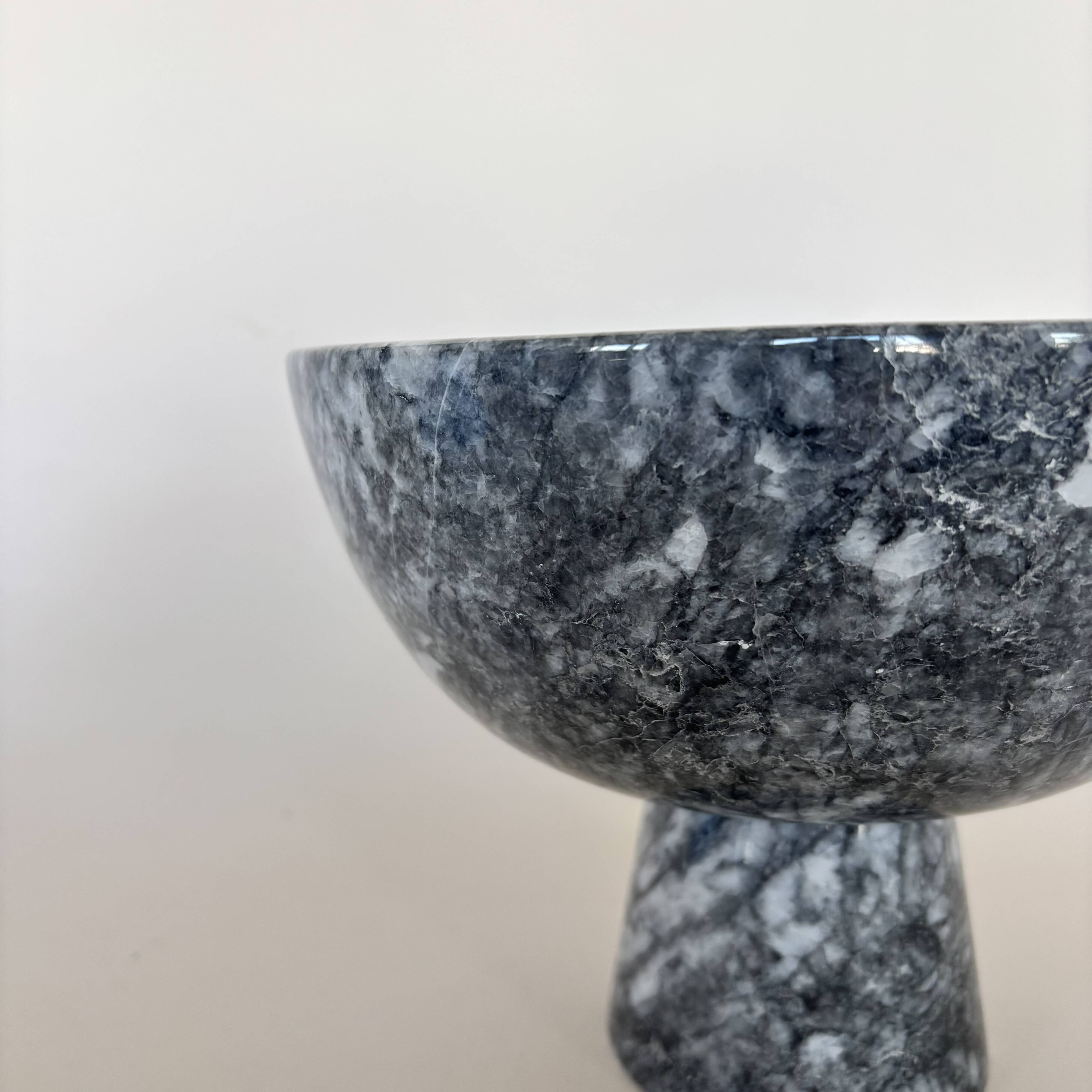 Marble pedestal cup