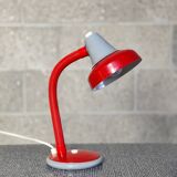 Red and gray Aluminor desk lamp