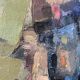 Vintage Modernist Swedish School Abstract Oil Painting