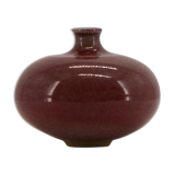 Small porcelain stoneware vase by Robert Deblander