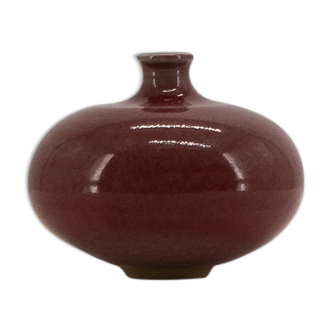 Small porcelain stoneware vase by Robert Deblander