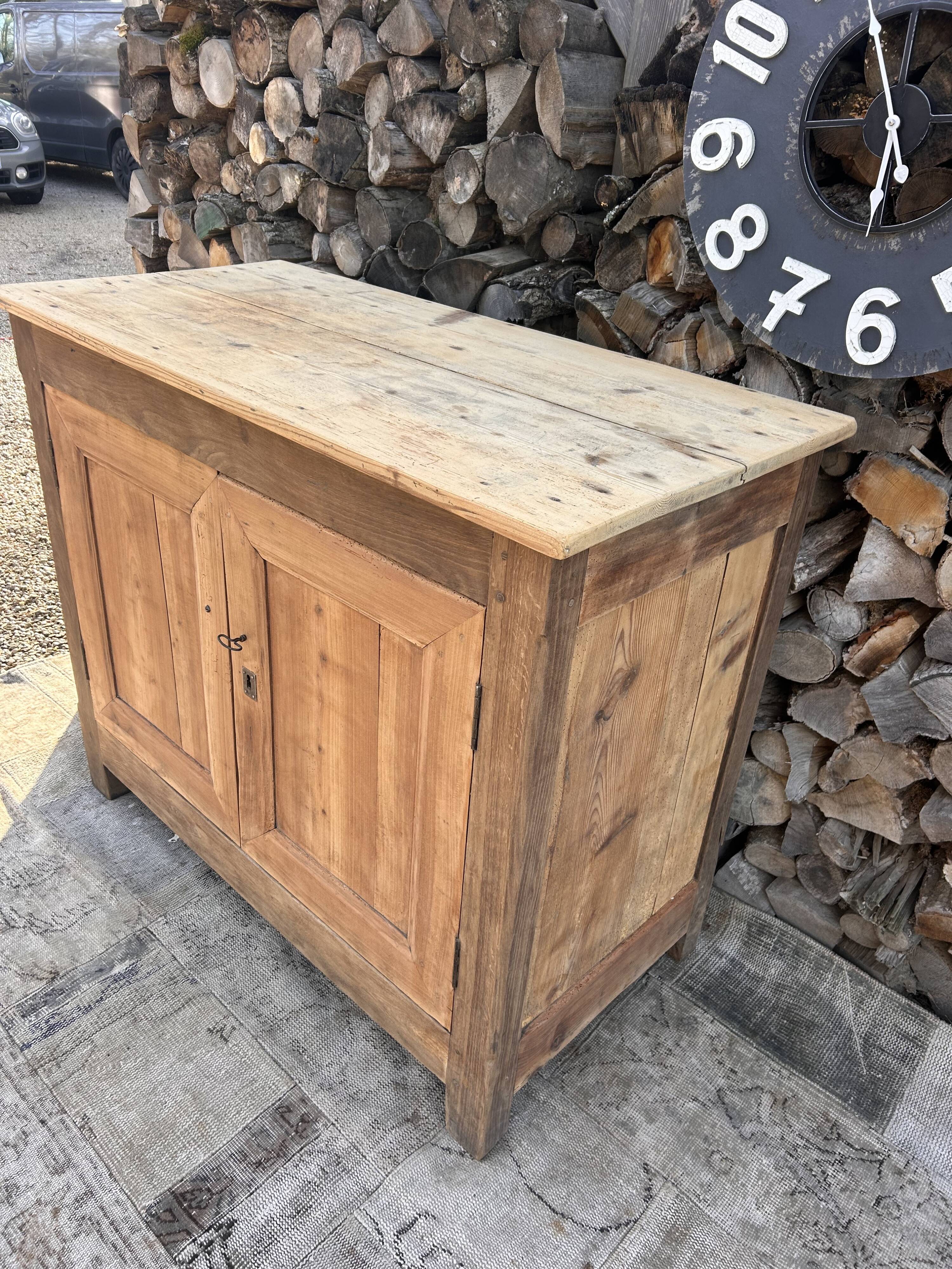 Renovated wooden sideboard