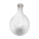 Give me a transparent glass jar.