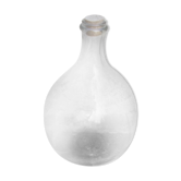 Dame jeanne en verre transparent