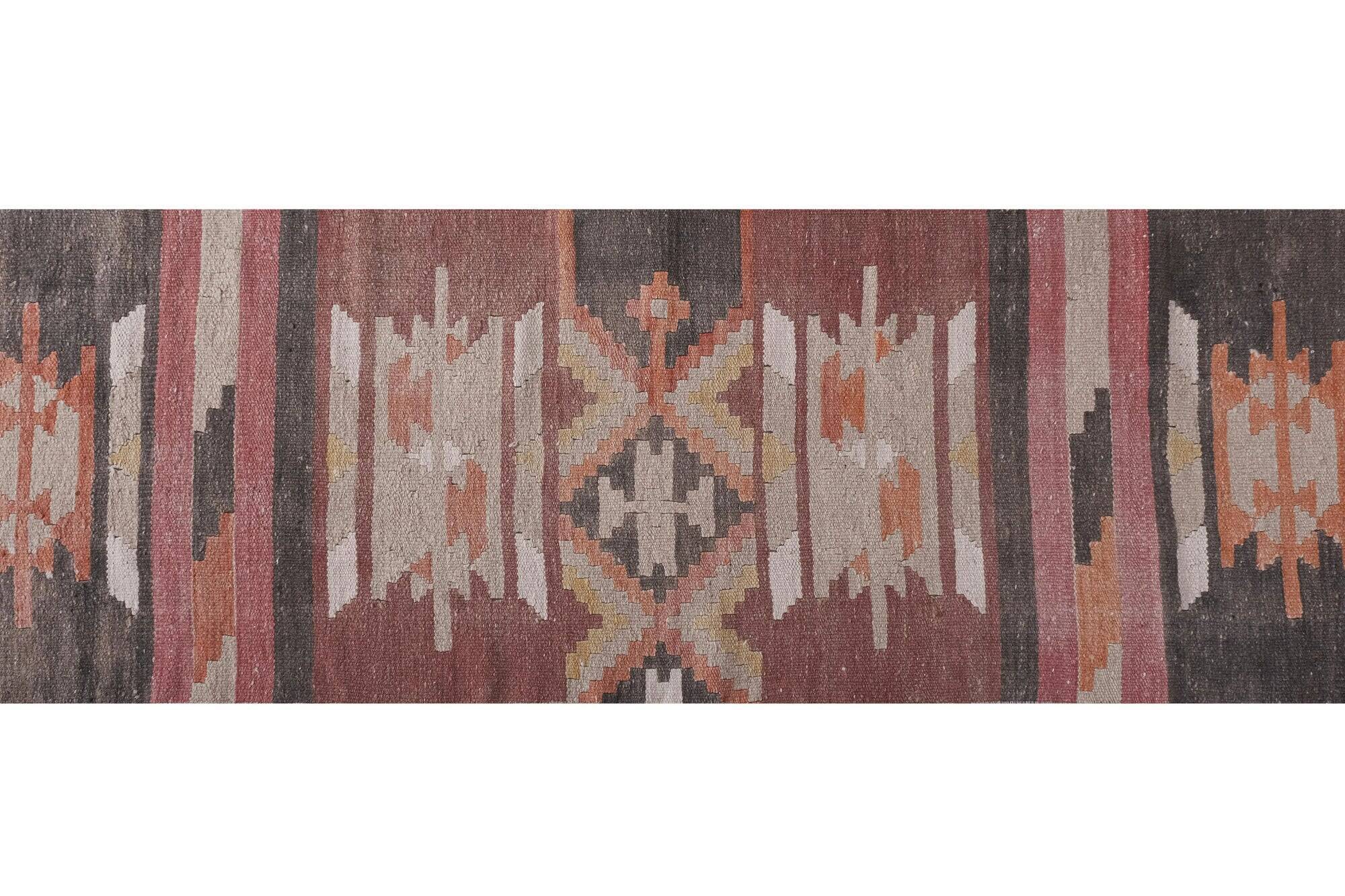Vintage Turkish hallway rug 71x670 cm