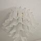 Grand petal chandelier Hollywood Regency in Murano glass from 1960.