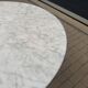 Original round Knoll Tulip dining table (120cm) Arabescato matte LIKE NEW!!