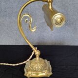 Brass desk lamp